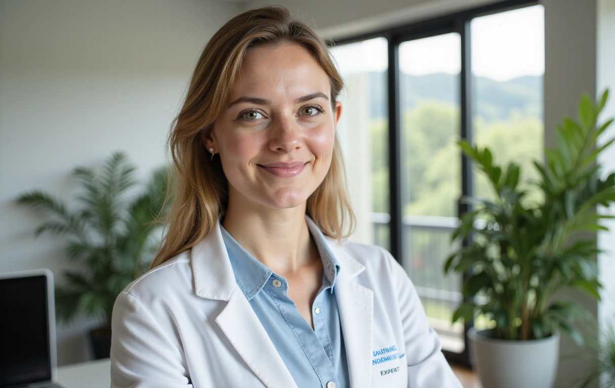 Nutrizionista esperto in ambiente sereno